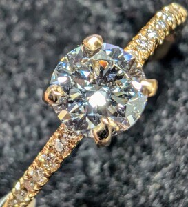 $1875 10K 1.27G Lab Diamond 0.7Ct Ring