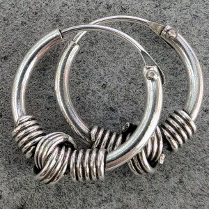 Silver Small Hoop Earrings