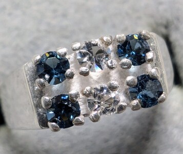 $50 Silver CZ Ring