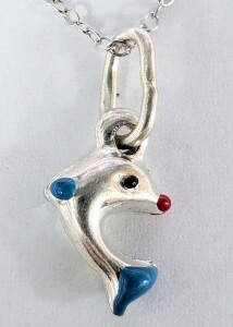 $50 Silver Dolphin 18" Necklace