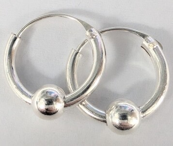 Silver Small Hoop Earrings
