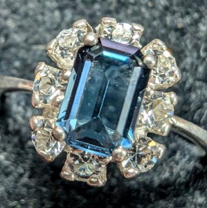 $50 Silver CZ Ring
