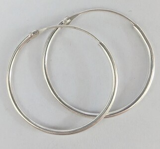 Silver Small Hoop Earrings
