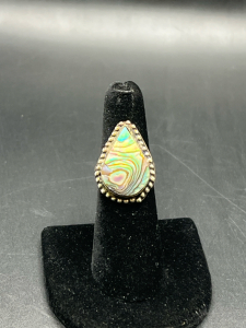 (1) Sterling, Mother Of Pearl- Ring