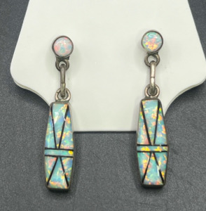 Sterling Silver Zuni Earrings