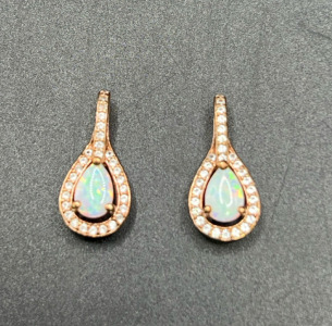 (2) Opal Pendants For Necklace