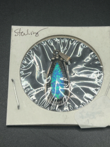 Sterling Silver And Turquoise Pendant For Necklace