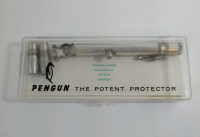 RARE Vintage Penguin Tear Gas/Flair Pen Gun W/ Original Case, Inserts, Mount, And Two Unfired Rounds - 5