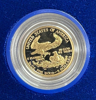 1993 American Eagle 1/10th Ounce, Five Dollar Gold Coin Proof - 2