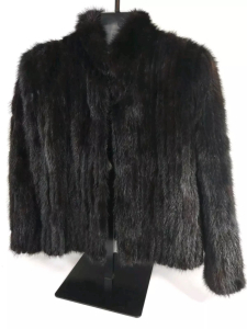 SAGA Genuine Murano MINK Fur Coat Jacket, Women&rsquo;s Size Medium