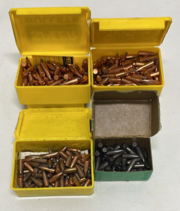 (150) Speer 6mm 90 Grain Bullets For Reloading And (150) Speer And Sierra 22 Cal. 55 Grain Bullets For Reloading