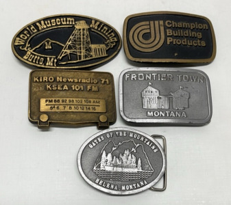 (5) Men’s Belt Buckles