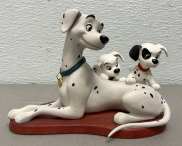 Walt Disney Classics Collection &ldquo;Patient Perdita And Puppies&rdquo; 101 Dalmatians 5&rdquo; Tall Figurine In Original Box W/ C.O.A.