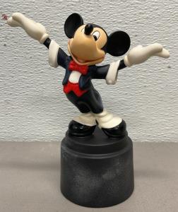 Walt Disney Classics Collection &ldquo;Maestro Michel Mouse&rdquo; 8&rdquo; Tall Figurine In Original Box W/ C.O.A.