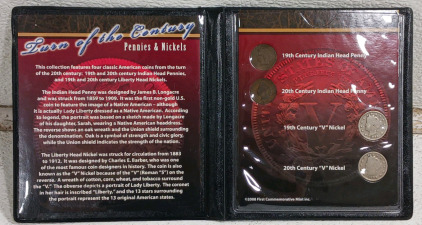 (1) Turn of the Century Coin Collection - 4 Coins