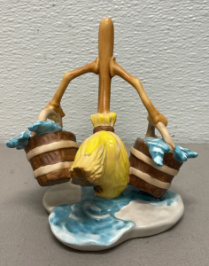 Walt Disney Classics Collection &ldquo;Bucket Brigade&rdquo; From Fantasia 5&rdquo; Tall Figurine In Original Box W/ C.O.A.