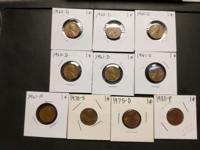 1960-1980 Pennies (10)