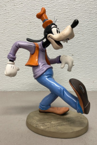 1997 Walt Disney Classics Collection (Members Only Sculpture) Goofy &ldquo;Oh, The World Owes me A Living&rdquo; Moving Day 9&rdquo; Tall Figurine In Original Box W/ C.O.A.