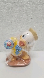 Walt Disney Classics Collection-Louie- Mr.Duck Steps Out- Tag Along Trouble 4&rdquo; Tall Figurine In Original Box, and Packaging. COA Included
