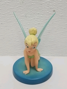 Walt Disney Collection- Tinkerbell "Playful Pixie" 4&rdquo; Tall Figurine In Original Box, and Packaging. COA Included