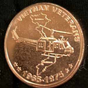 Vietnam Veteran .999 Copper AVDP Coin