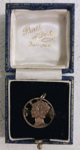 (1) Mercury Dime Pendant - 1943