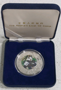 (1) People's Bank of China Panda Commemorative Coin w/ Presentation Box