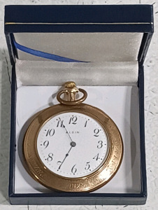 (1) Elgin Pocket Watch - Gold Tone