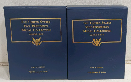 (2) U.S. Vice Presidents Medal Collection Volumes I & II