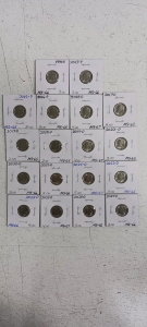 (18) U.S. Dime Collection - 1996 to 2024