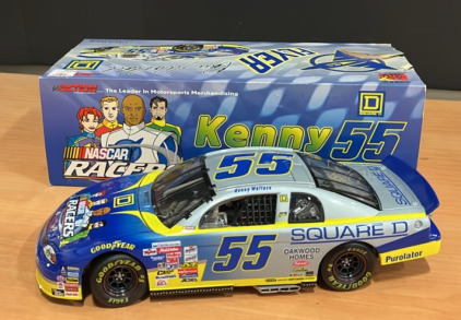 NASCAR 1999 Limted Edition 1:18 Scale Kenny Wallace #55 1999 Monte Carlo Stock Car