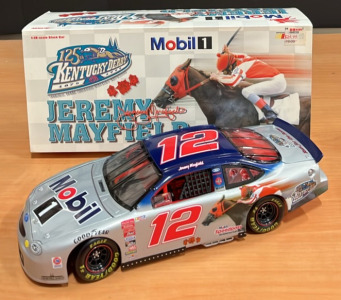 NASCAR Mobil 1 Limited Edition Jermy Mayfield Kentucky Derby 1:18 Scale Stock Car