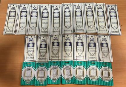 Large Assortment of Plate Hanging Wires