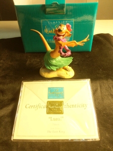 Walt Disney Collectors Society Membership Sculpture 1998 "Luau!" Timon 'The Lion King'