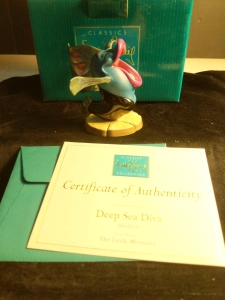 Walt Disney Collectors Society Membership Sculpture "Deep Sea Diva" Blackfish 'The Little Mermaid'