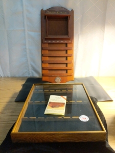 Tannery Lane Co Miniatures Display Case and Thomas Kinkade Calendar