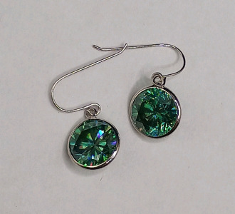 Moissinate Round Earrings
