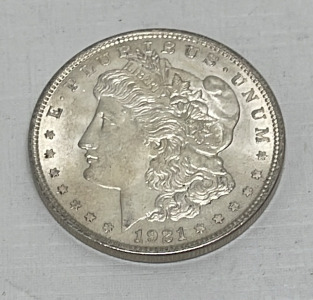 1921 Morgan Silver Dollar (Verified)