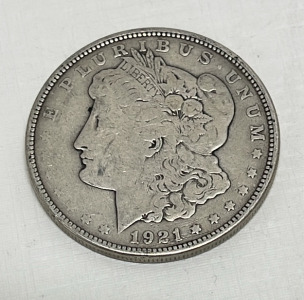 1921 Morgan Silver Dollar (Verified)