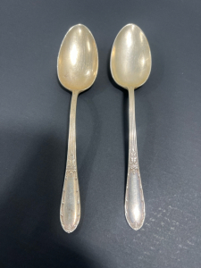 (2) Amston Sterling Silver Spoons