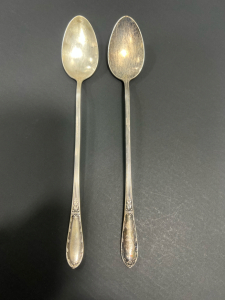 (2) Amston Sterling Silver Spoons