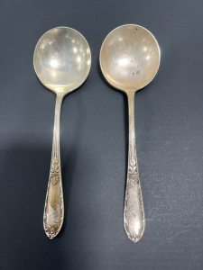 (2) Amston Sterling Silver Spoons