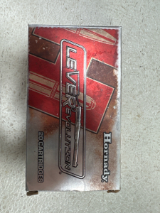 (1) Box of Hornady LEVERevolution 30-30 Win Ammunition - 14 Rounds of 160 Grain FTX