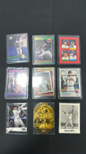 (9) Collection of Various Baseball Sports Cards Including: 1977 TCMA, Topps, Donruss, and Fleer and More (More Info in Photos)
