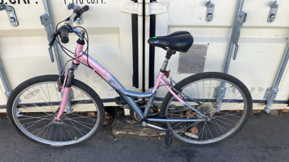 26” Silver + Pink K2 Bike