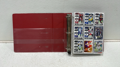 (350+) Binder of Various Topps Football NFL Quarterback Sports Cards (50 Pages)