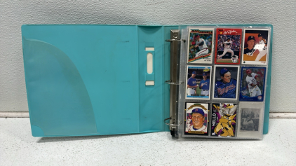 (250+) Binder of Various Topps Baseball Sports Cards (30 Pages)