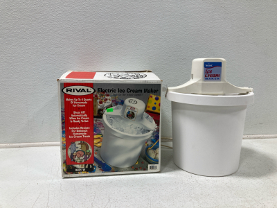 Vintage Rival Electric Ice Cream Maker