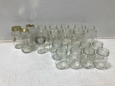 (21) Canning Jars