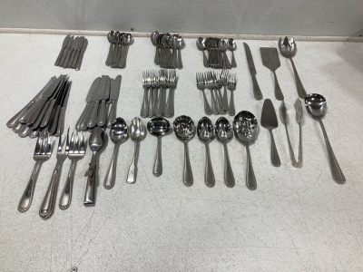(84) Piece Stainless Steel Dinner Utensils